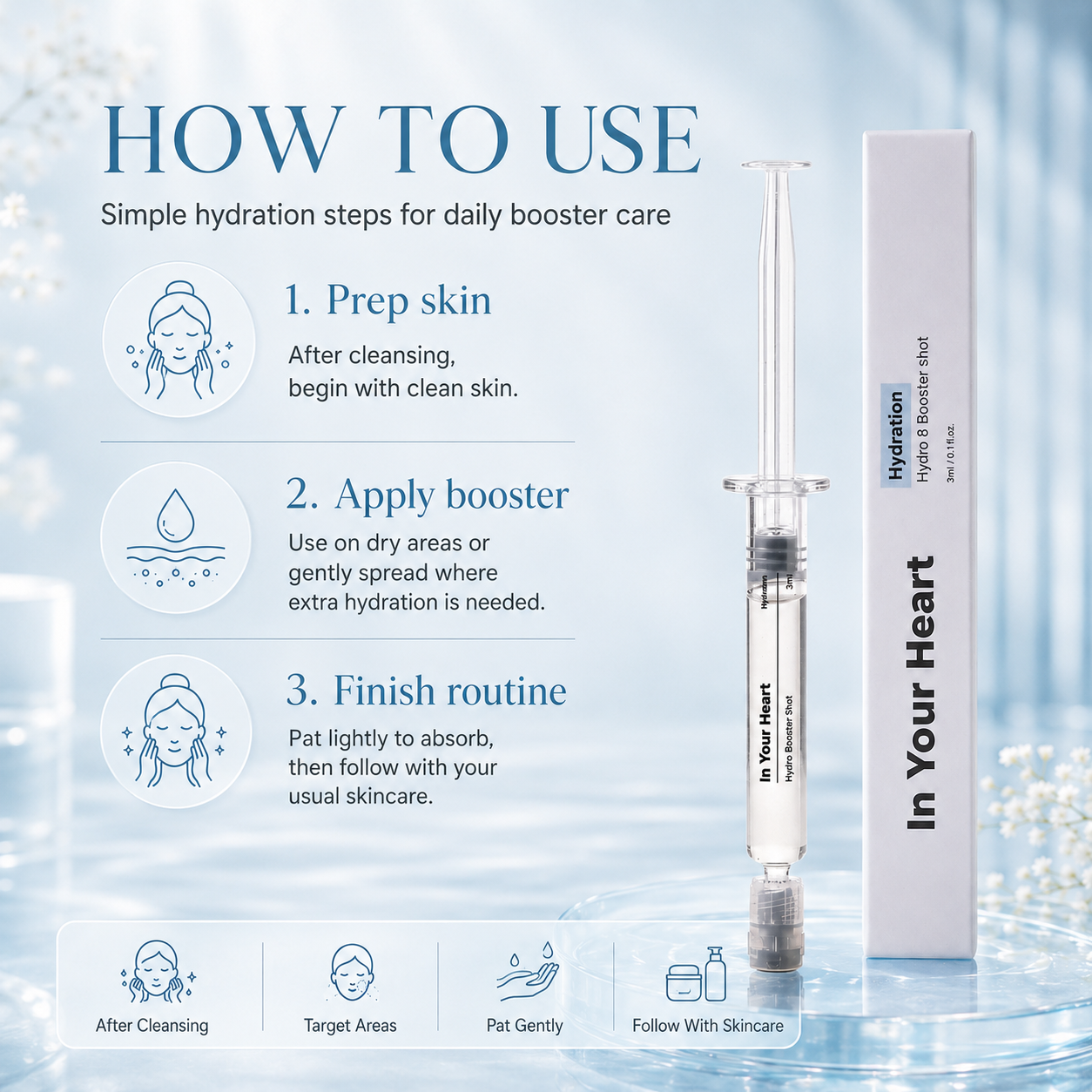 Hydro Booster Shot 3ml 1ea (8 Types Hyaluronic Acid)