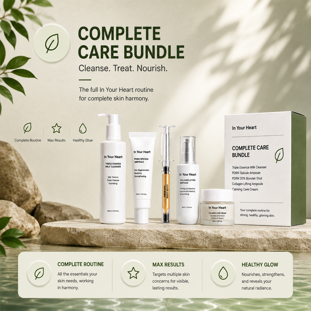 K-Glow Repair & Lift Complete Skincare Bundle