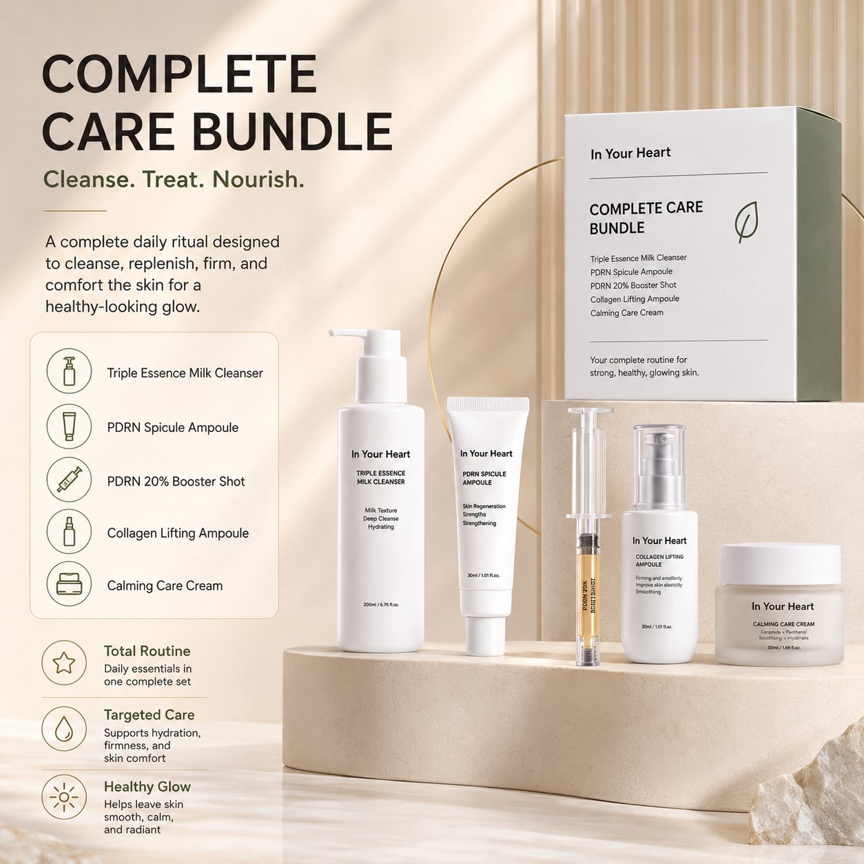K-Glow Repair & Lift Complete Skincare Bundle