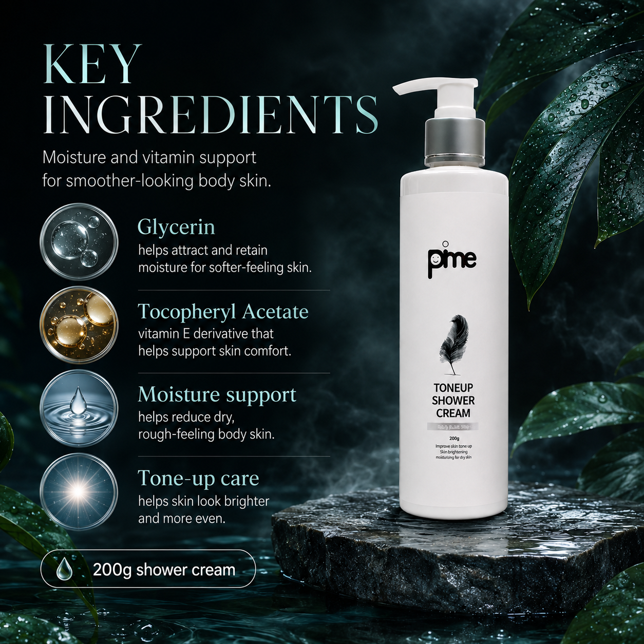Pime Tone up Shower Cream